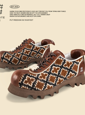 编界Rewrite 几 小众德训鞋增高休闲板鞋情侣复古运动帆布男女鞋