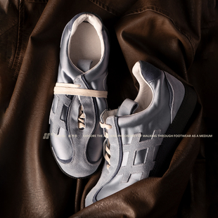 REwrite编界®【溯光·云】桑蚕丝牛皮德训鞋Ortholite®科技缓冲