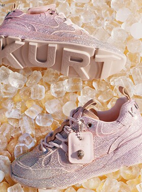 【TT Heavi】直邮代购 闪亮满水钻渐变色厚底系带休闲女鞋 26春夏