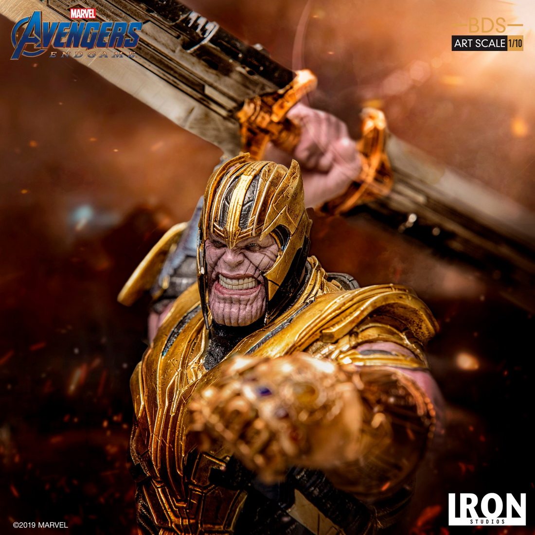 现货 Iron Studios:1/10 《复仇者联盟4-终局之战》 灭霸 雕像