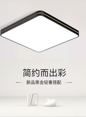 客厅灯简约现代大气2025年新款家用主灯客厅灯具大全超亮LED吸顶