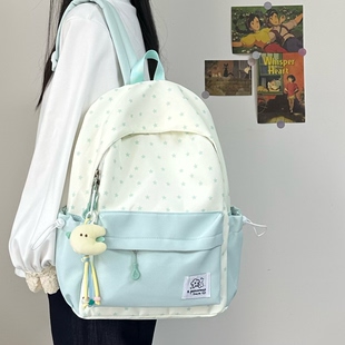 书包女小学生初中生2025新款 大容量轻便减负双肩包女高中大学生