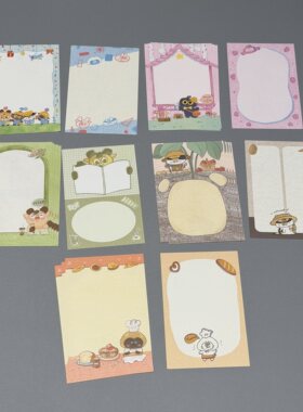 原创咕噜窝窝手帐活页内芯便签A7