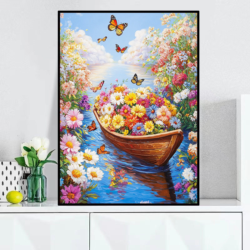 满载而归十字绣2025新款客厅卧室小幅简单好绣