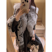 马甲 Yukiss 短款 显瘦保暖年轻款 100%狐狸毛皮草
