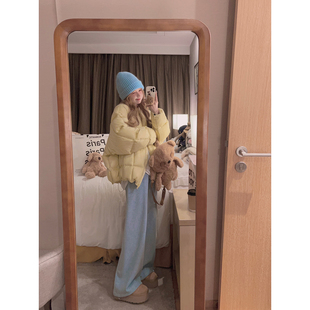 窄版 ～ 宽松版 加绒休闲裤 糯米毛巾绒 Yukiss