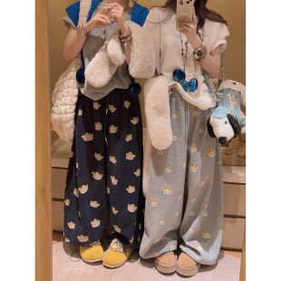 2.0 kt印花卫裤 星星印花卫裤 休闲裤 Yukiss ～ 原创