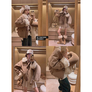 翻领90白鸭绒羽绒服夹克外套 Yukiss 巴恩风