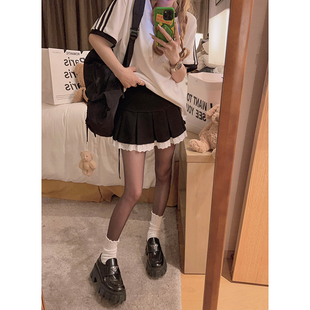 芭蕾风蕾丝百褶小短裙 韩女穿搭 福利清仓5折 Yukiss