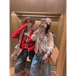 Yukiss【纸片人针织套装！吊带上衣+针织开衫外套～】