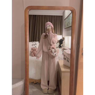 两件套～ Yukiss 卫裤 立领卫衣 糯米绒卫衣套装