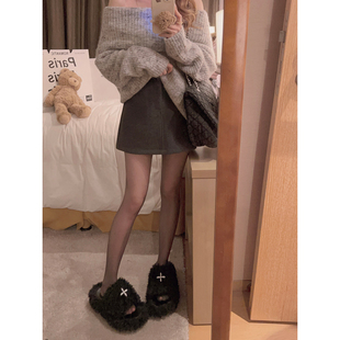 显比例呢子短裙半裙～ 羊毛呢 wan能单品 Yukiss