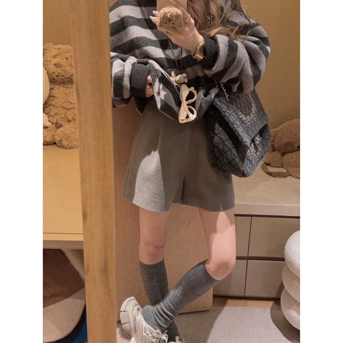 Yukiss【新增色！万能百搭西裤/巨显瘦宽松毛呢短裤～】