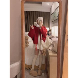 自制线 外套 du家色 30羊毛呢短款 羽绒帽 Yukiss