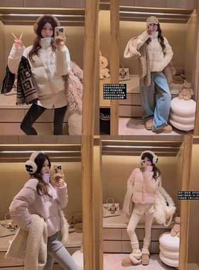 Yukiss【du家色/可溯源90白鸭绒！MON*短款羽绒服～】