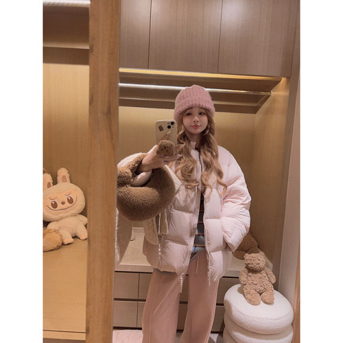 Yukiss【可溯源175g充绒！无领90白鸭绒云朵羽绒服～】