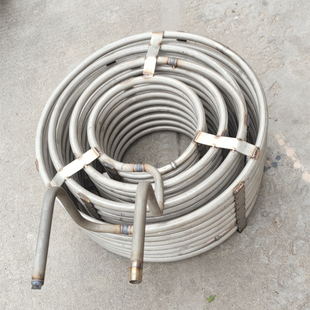 循环过滤盘管冷却水管蒸发器304 316L不锈钢换热管钛管水箱散热管