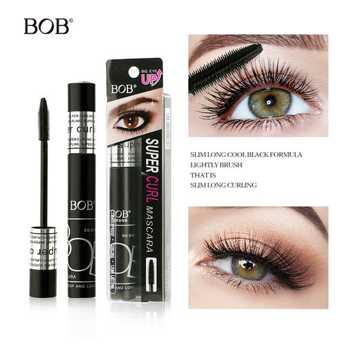 Long and thick eyelash mascara, with a curling effect