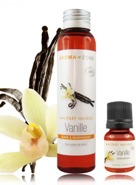 法国aroma zone AZ 有机香草浸泡油植物基础油10ml vanille