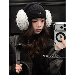 NINE九 耳包保暖 冬日氛围感毛绒耳罩冬防寒护耳保暖耳套2025新款