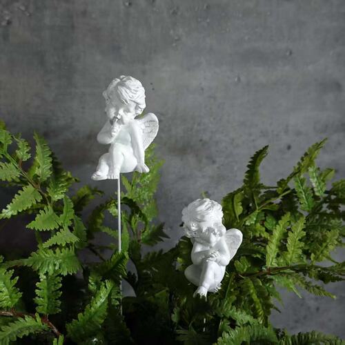 欧式复古小天使花插花盆造景