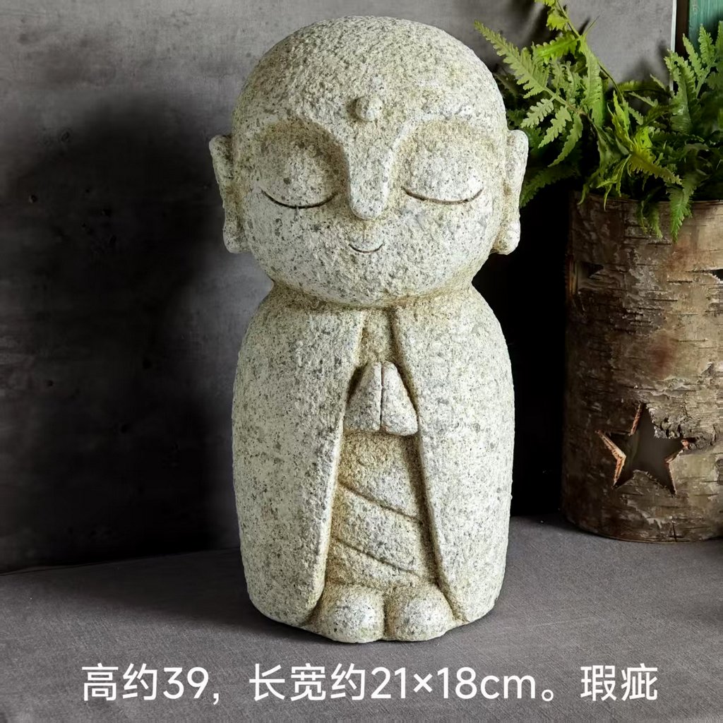 花园娃娃动物人物氧化镁摆件