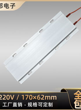 600W220V绝缘恒温PTC陶瓷发热片电加热器加热板可定制地暖配件