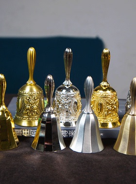 欧式金属光面铃铛玫瑰花铃