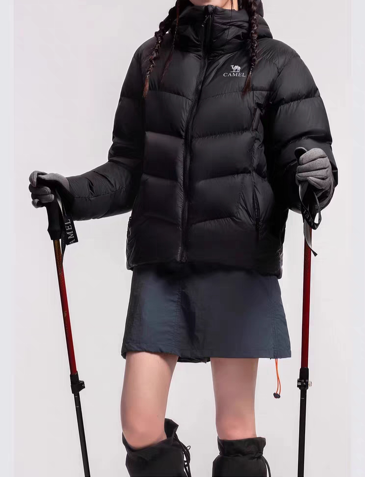 骆驼羽神羽绒服男女同款户外防风御寒保暖面包服样衣微脏无吊牌