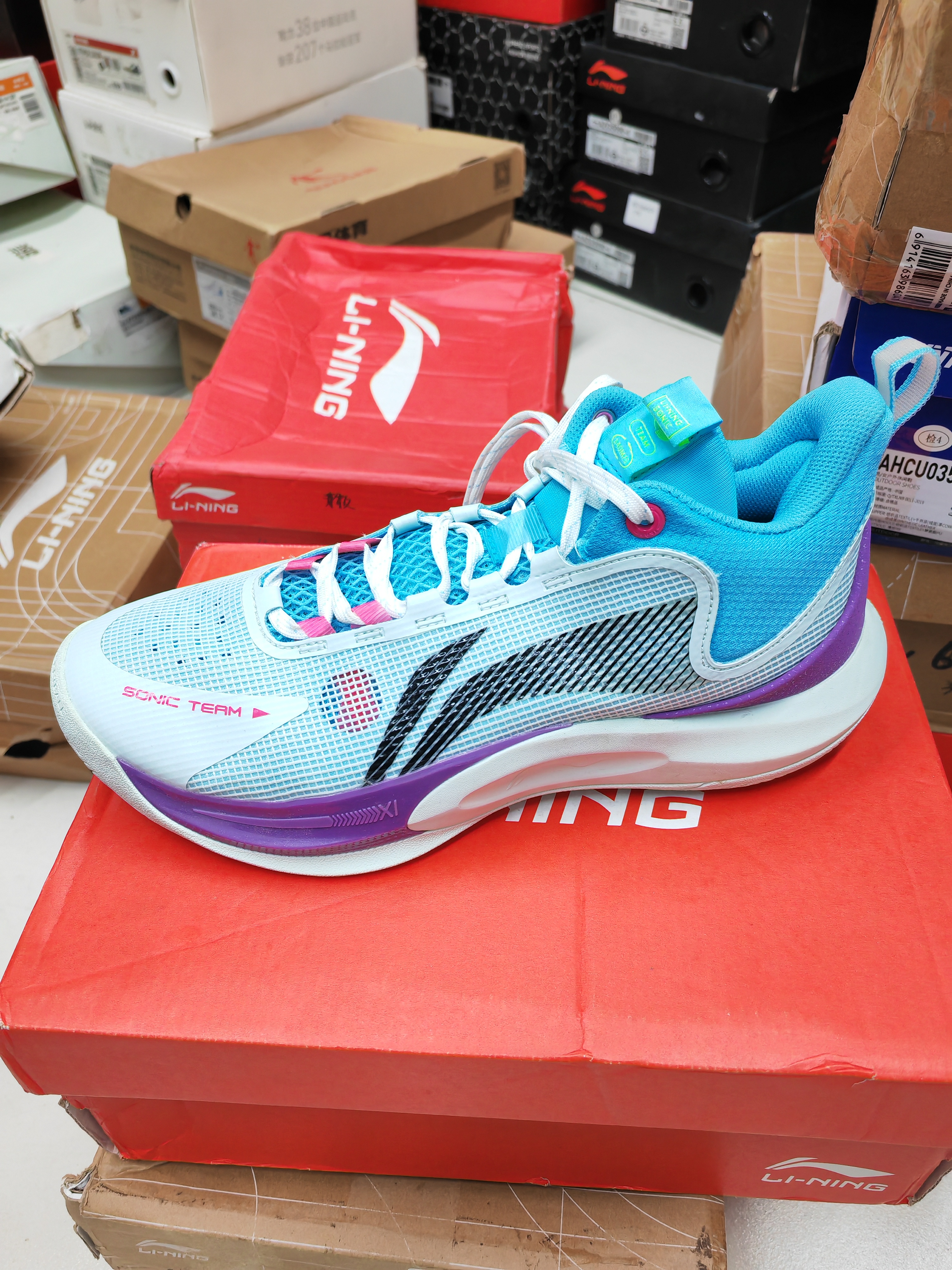 李宁男士潮流百搭篮球鞋跑鞋休闲鞋板鞋部分涂码微瑕微脏无原盒