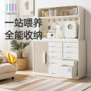 乐亲喂养台收纳柜宝宝儿童玩具置物架婴儿用品落地储物柜整理箱
