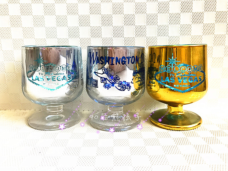 lasvegas拉斯维加斯橙色小酒杯