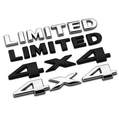 4X4金属尾门标汽车装饰贴