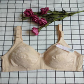 珍梦318可调节棉感内衣侧收无钢托 包邮 三排扣中老年全杯文胸0126