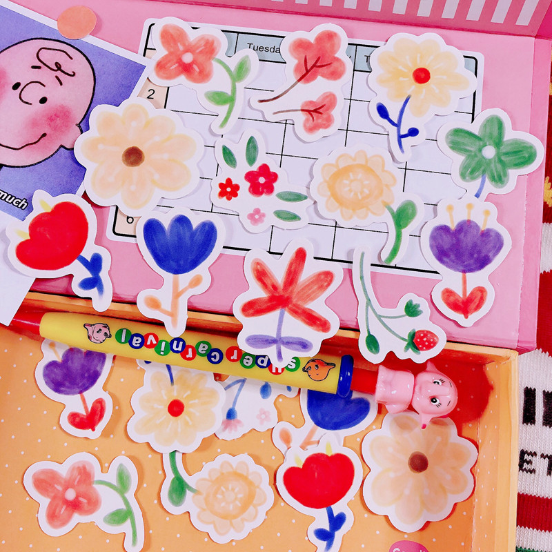 韩国ins少女心贴纸 花花不干胶 封口贴 手帐贴画- flower flower|ruв категории Цифровые аксессуары, аксессуары для мобильных телефонов, аксессуары для мобильных телефонов, телефон наклейки - от Buy2taobao.com для оказания профессиональной услуги покупки агента Taobao