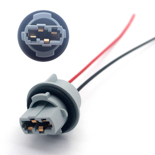 适用睿蓝汽车枫叶80V刹车灯座后转向灯座底座插座卤素灯泡接头线