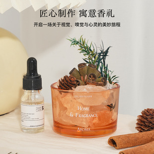 洗手间香薰扩香石香薰无火香薰精油家用卧室香氛晶石摆件小众