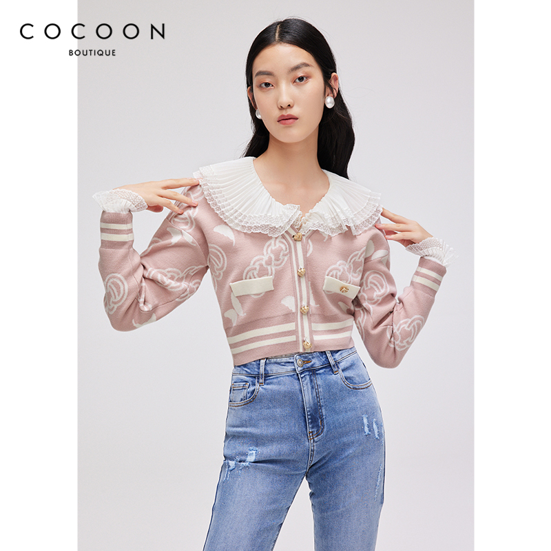 商场同款上衣COCOONV领开衫