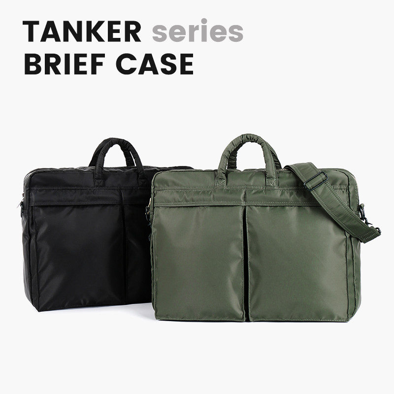 革新出品TANKER  2WAY BRIEFCASE休闲通勤手提公文电脑包单肩斜挎