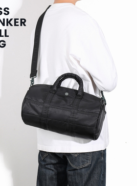 革新出品 TANKER ROLL尼龙布男女通勤波士顿单肩斜挎水桶手提小包