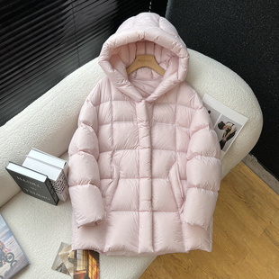 above deck高品质羽绒服女中长款一手长加厚保暖云感泡芙90白鹅绒