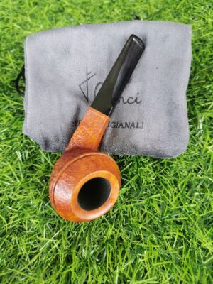 意大利甘西Ganci手工石楠木烟斗进口烟斗大师斗小牛头斗042201