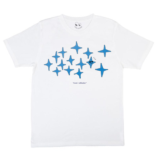 原创好运天空星星T恤短袖纯棉tee