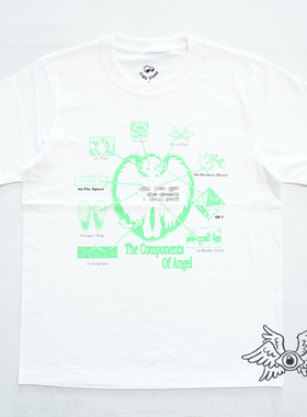 Circ Store X Oliwa奥莉蛙艺术家合作款 天使成分原创T恤短袖