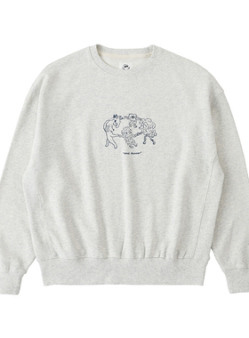 Circ Store 原创设计经典soul dancer灵魂舞者印花休闲卫衣男女