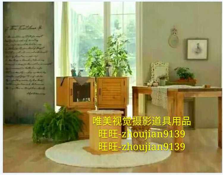 2018新款影楼摄影婚纱实景影棚装修设计制作韩式儿童实景w-3048