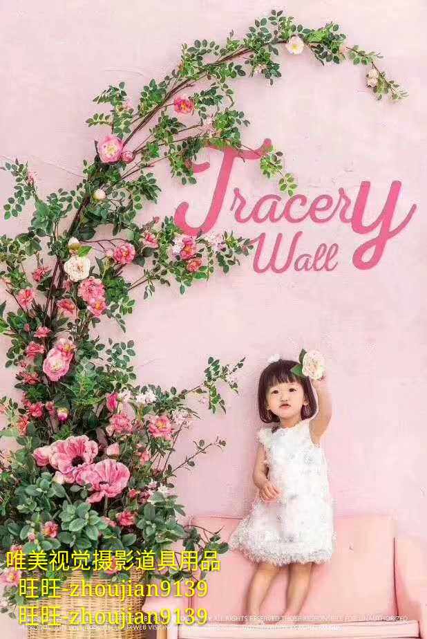 2018新款儿童摄影棚婚纱实景影楼装修韩式无闪棚设计制作w-3058