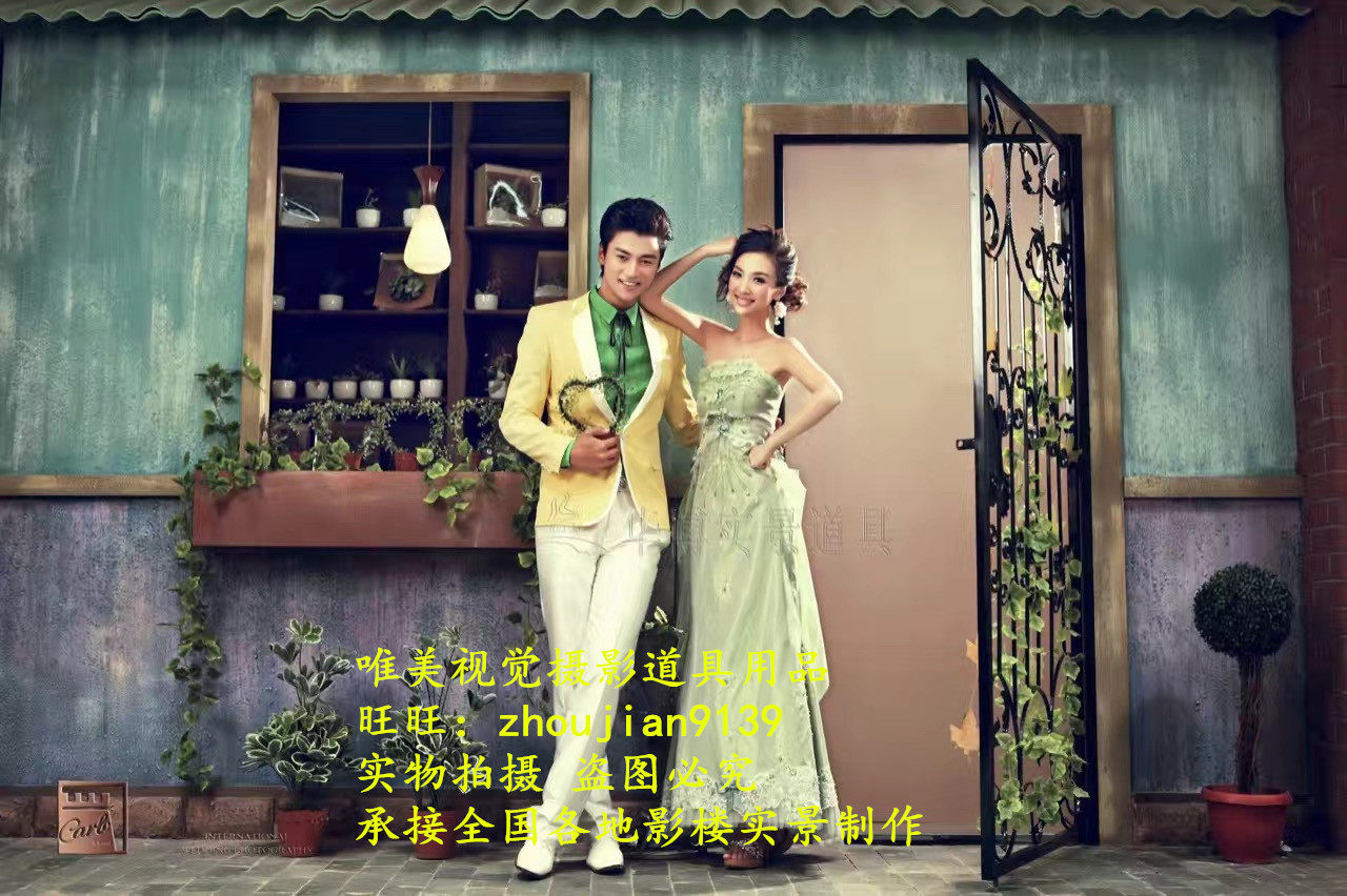 2018新款影楼摄影道具婚纱摄影棚装修设计制作韩式儿童实景w-1242