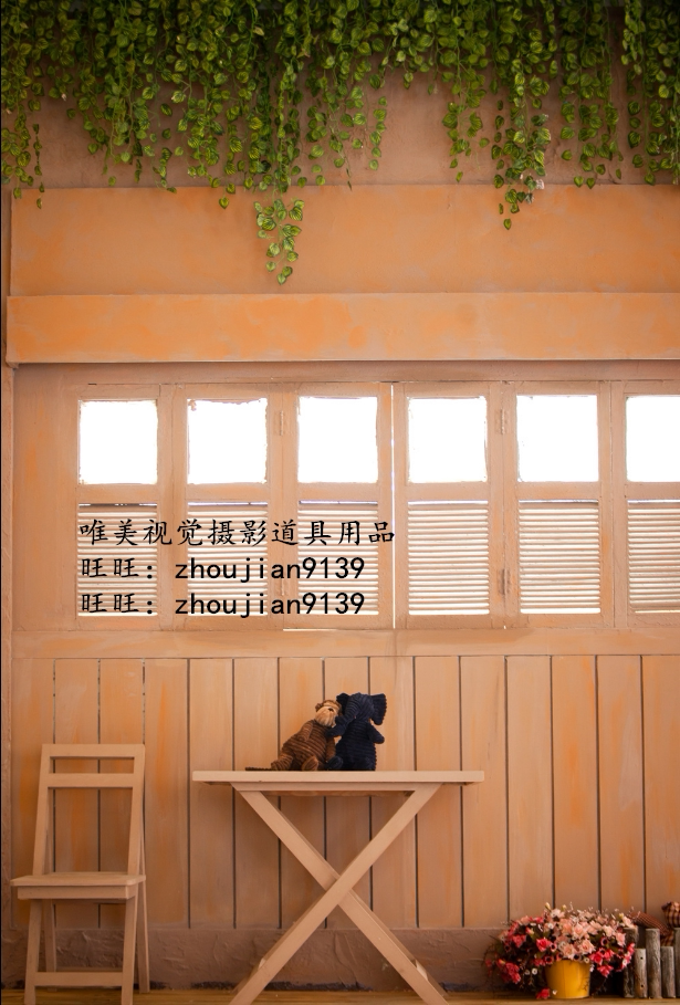 实景制作影楼影棚装修设计摄影影棚写真新款拍照道具制作w-2567