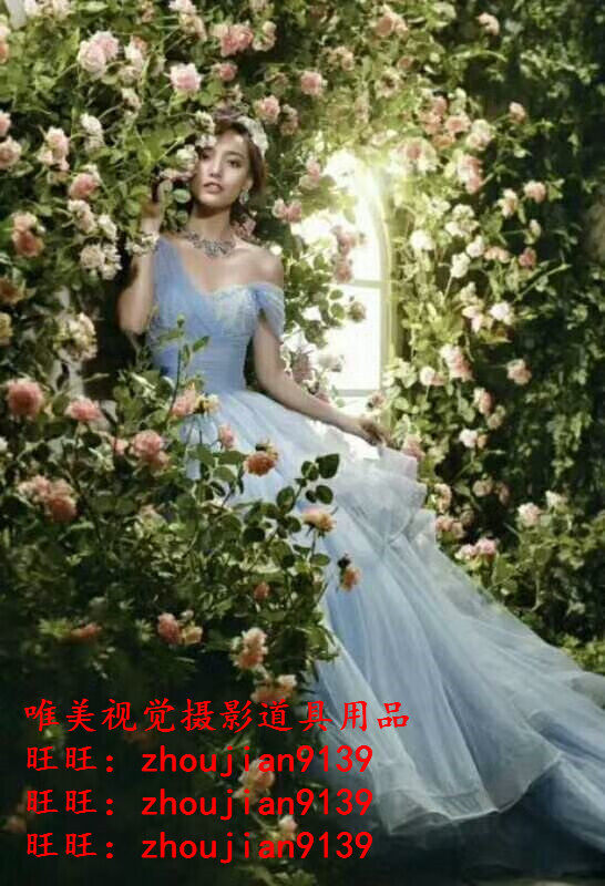 2018新款儿童实景影楼婚纱影棚装修设计制作韩式儿童实景w-1958